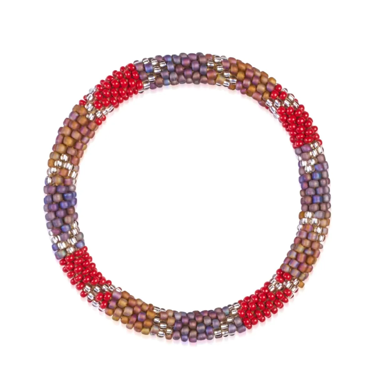Tuscan Dawn | Himalayan Glass Bead Bracelet
