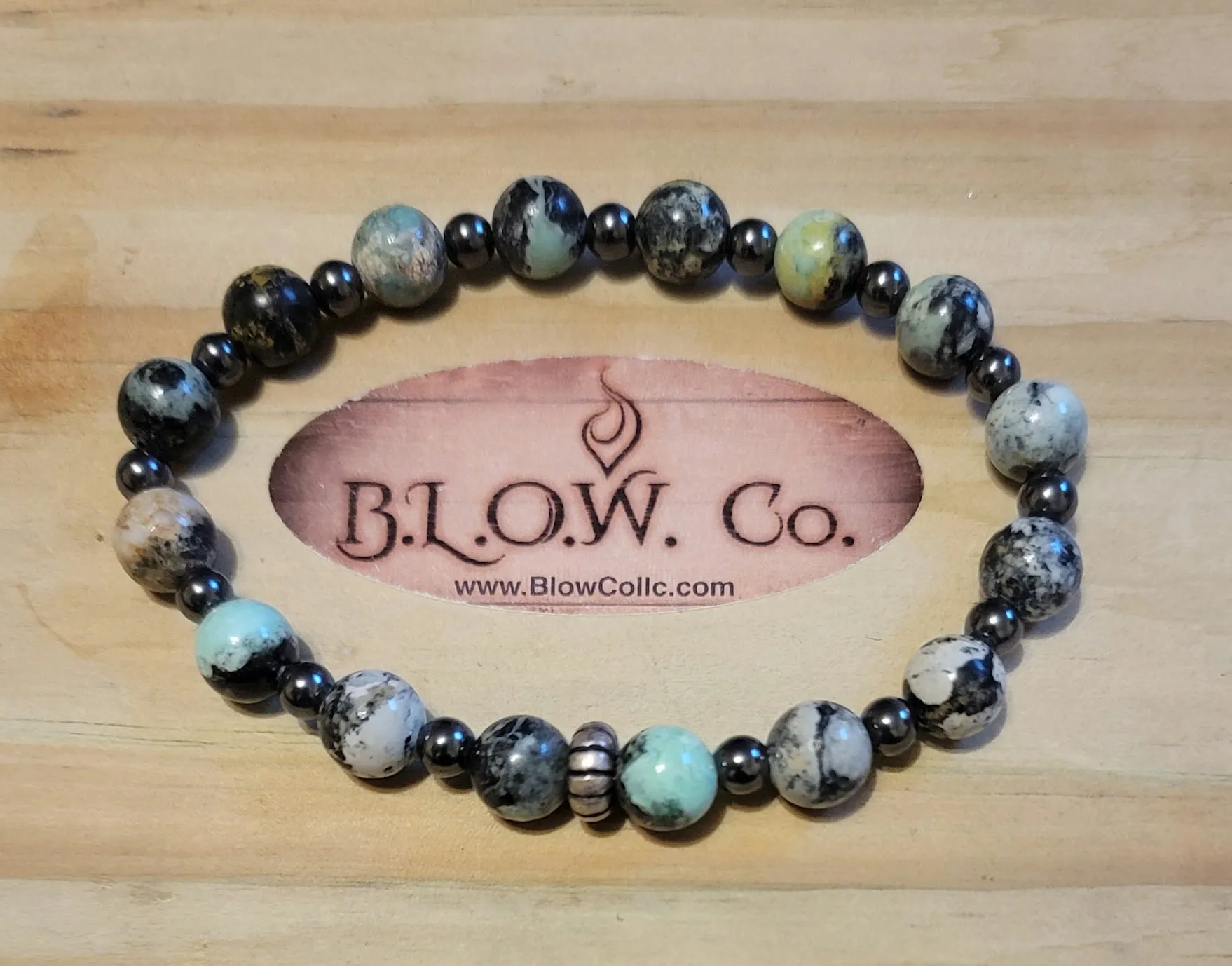 Variscite Custom 8mm Bracelet