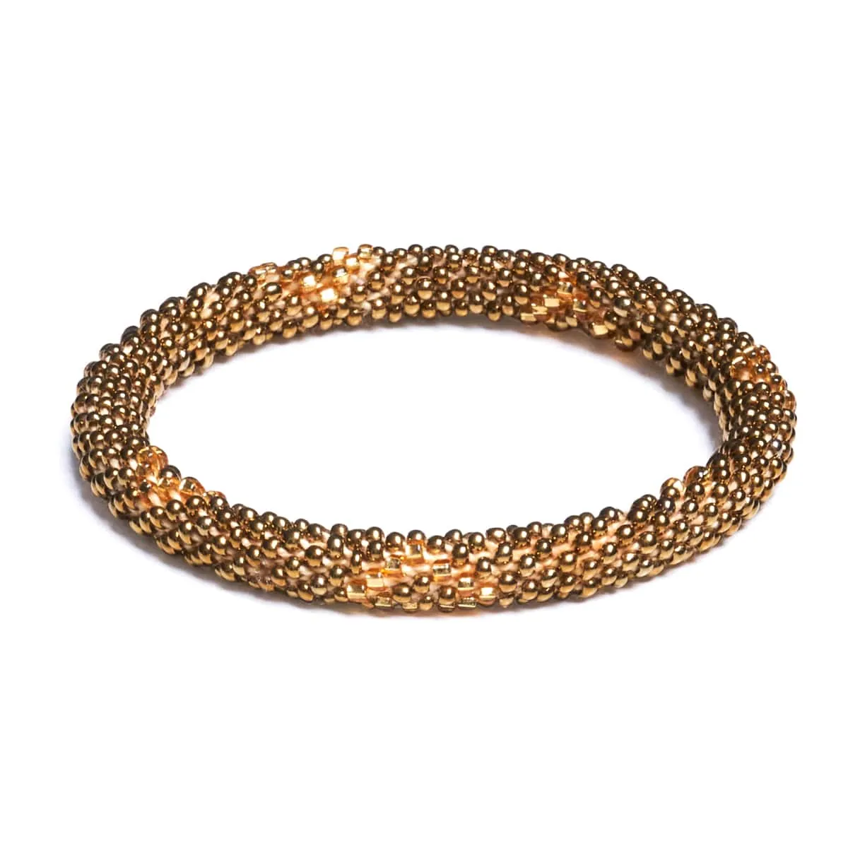 Venetian Gold | Himalayan Glass Bead Bracelet