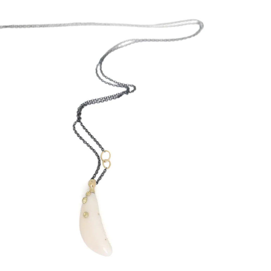 Venus Emerges Shell Cameo Necklace