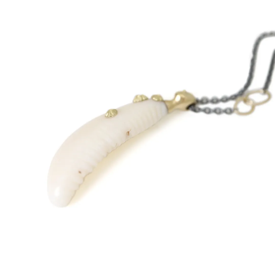 Venus Emerges Shell Cameo Necklace