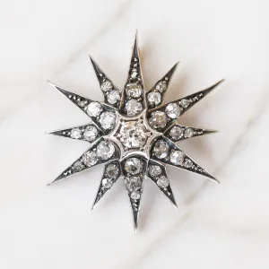 Victorian Diamond Star Pendant