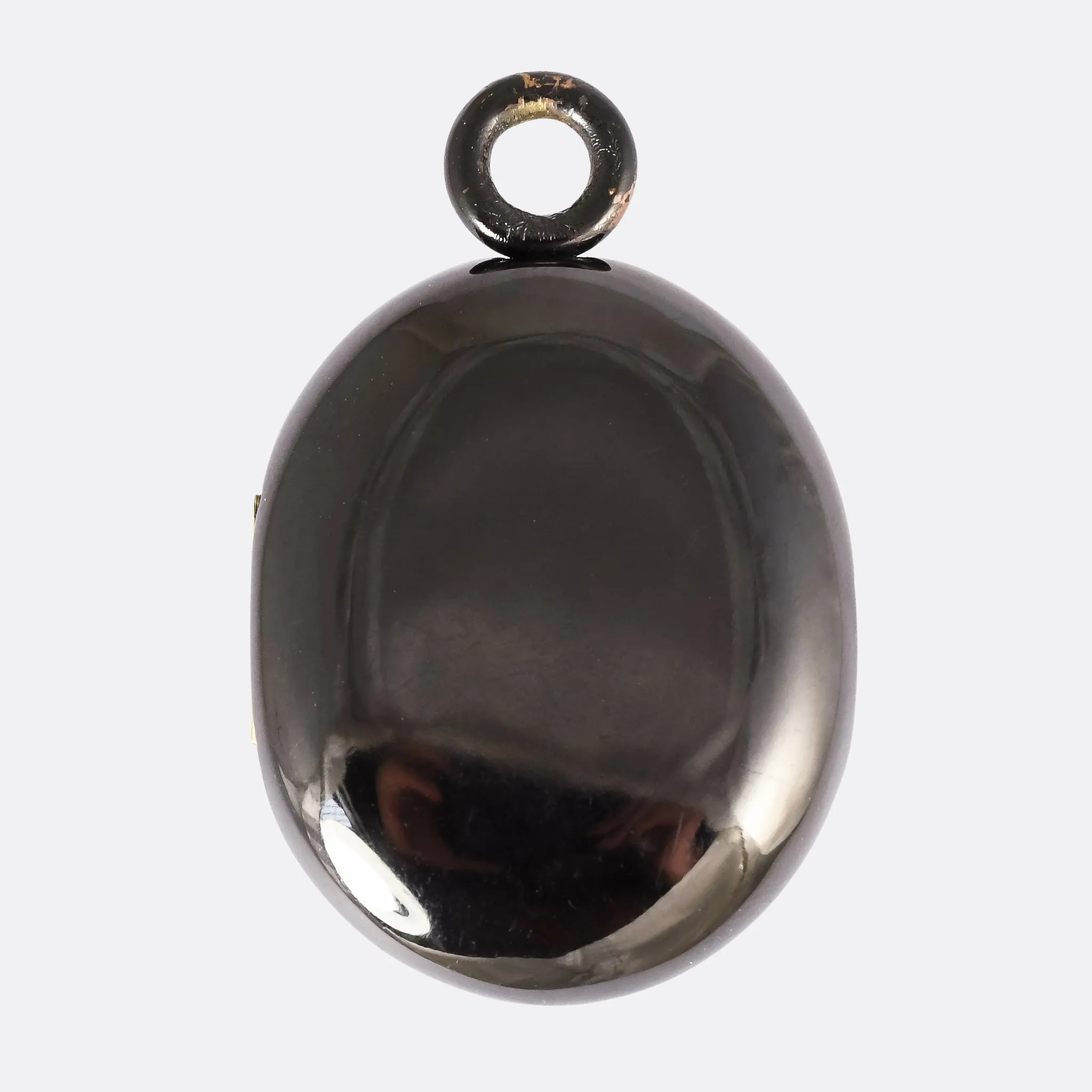 Victorian Jet AEI Locket