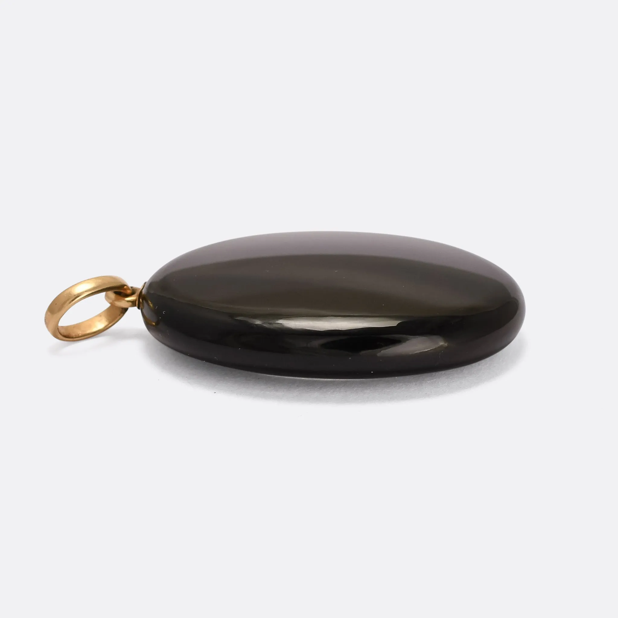 Victorian Onyx Oval Locket