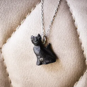 Victorian "Stanhope" Swanage Cat Pendant