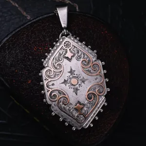 Victorian Silver & Rose Gold Locket