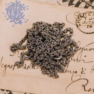 Victorian Silver Serpent Link Guard Chain