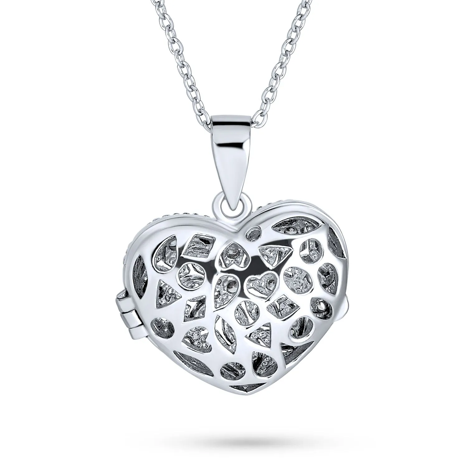 Vintage Filigree Flower Aromatherapy Locket Necklace Sterling Silver Keepsake