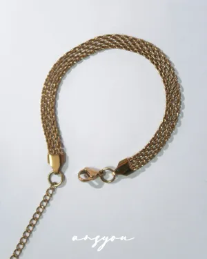 Vintage Gold Weave Bracelet