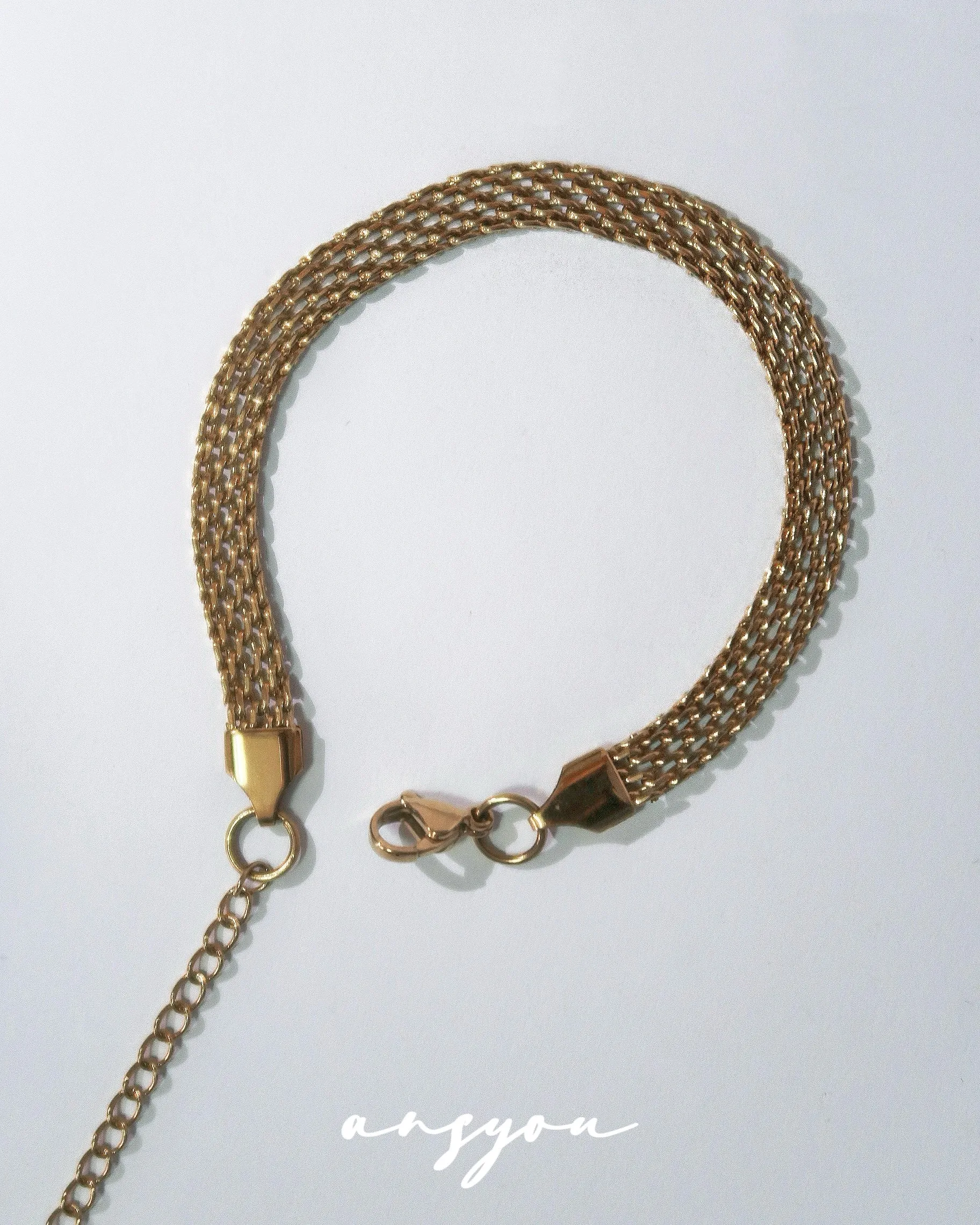 Vintage Gold Weave Bracelet