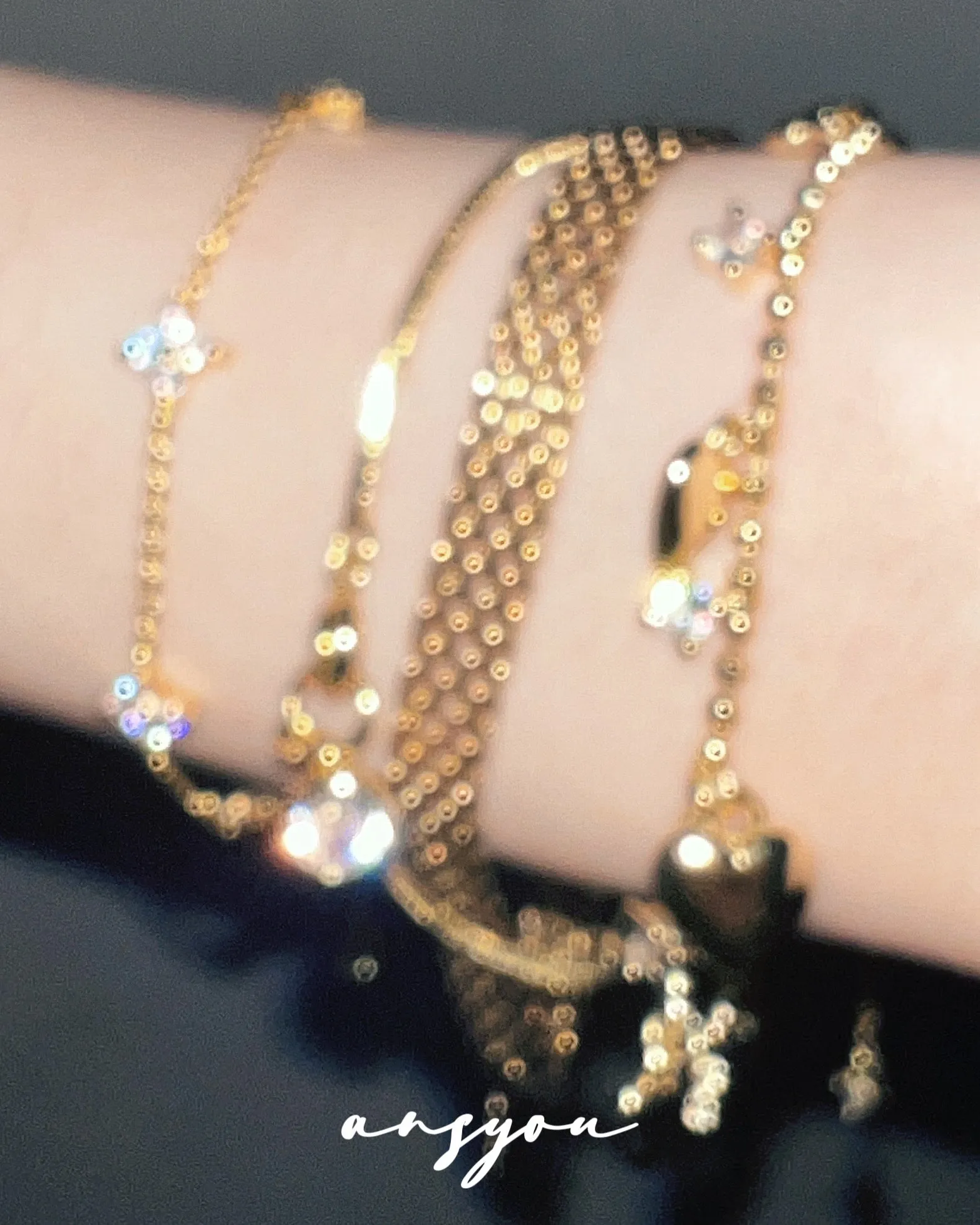 Vintage Gold Weave Bracelet