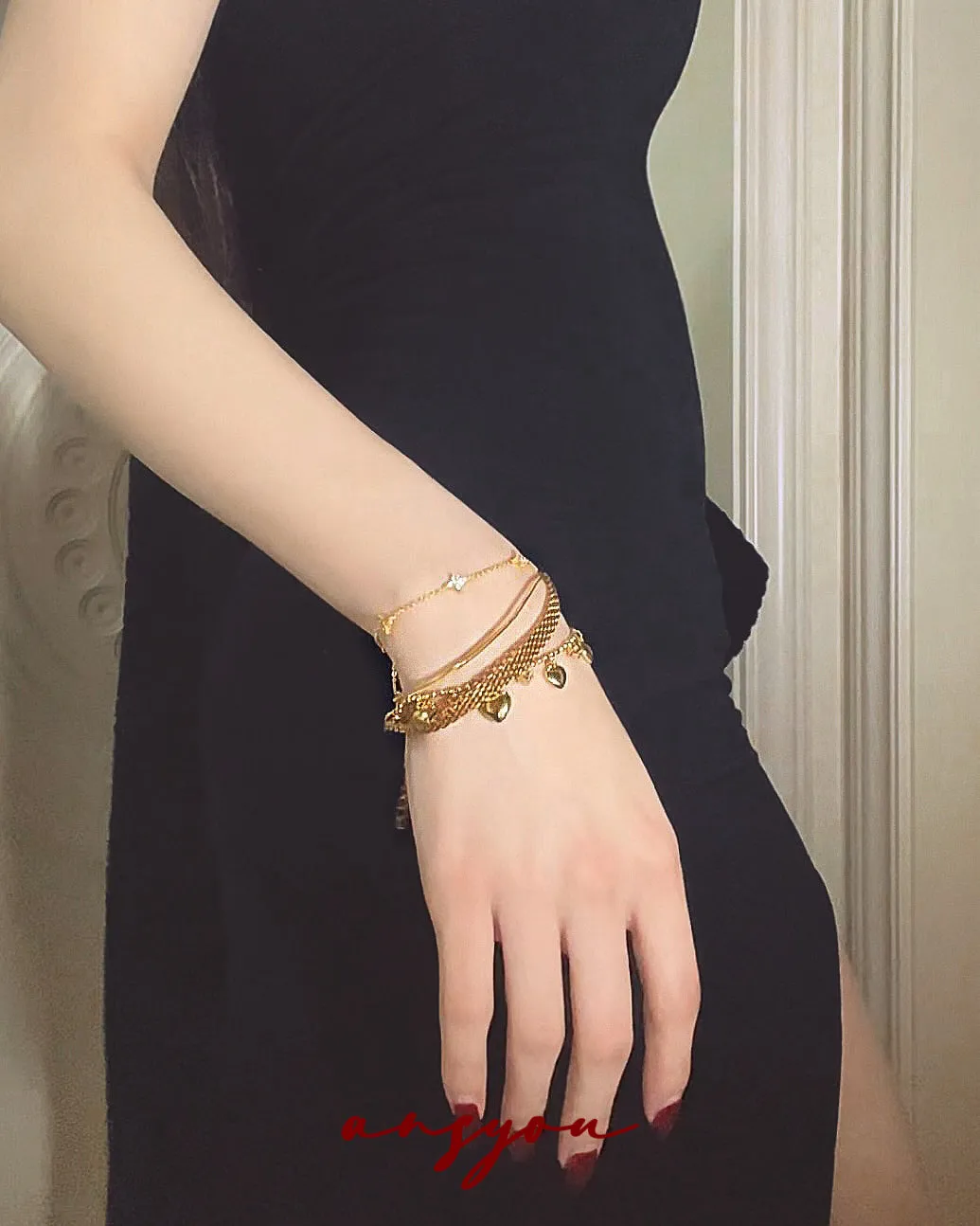 Vintage Gold Weave Bracelet