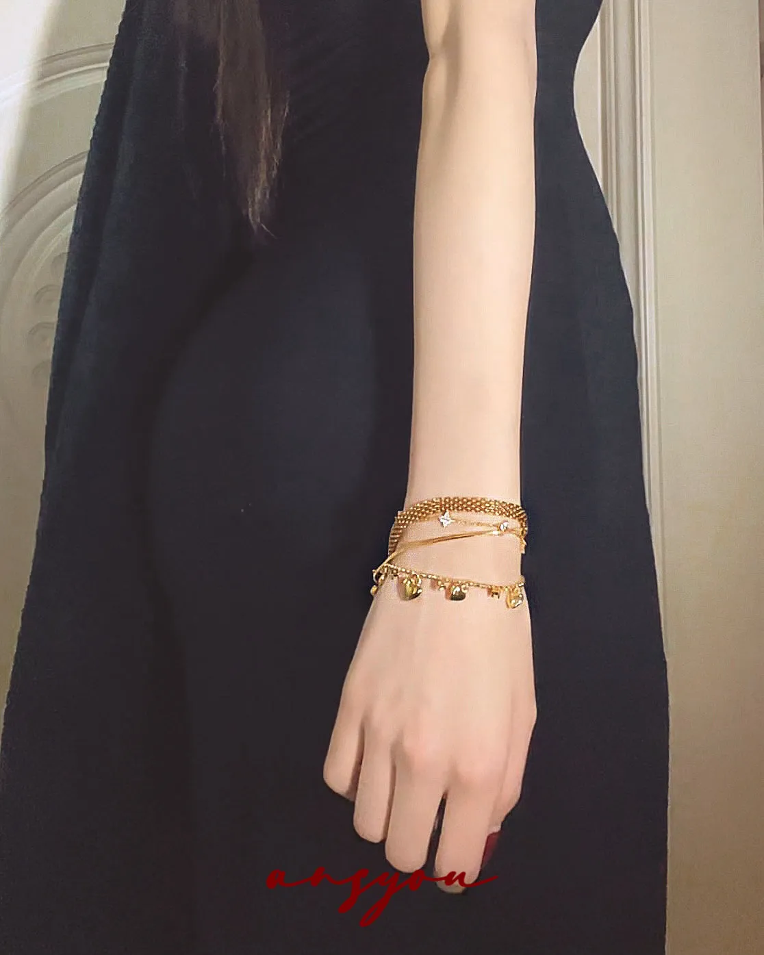 Vintage Gold Weave Bracelet