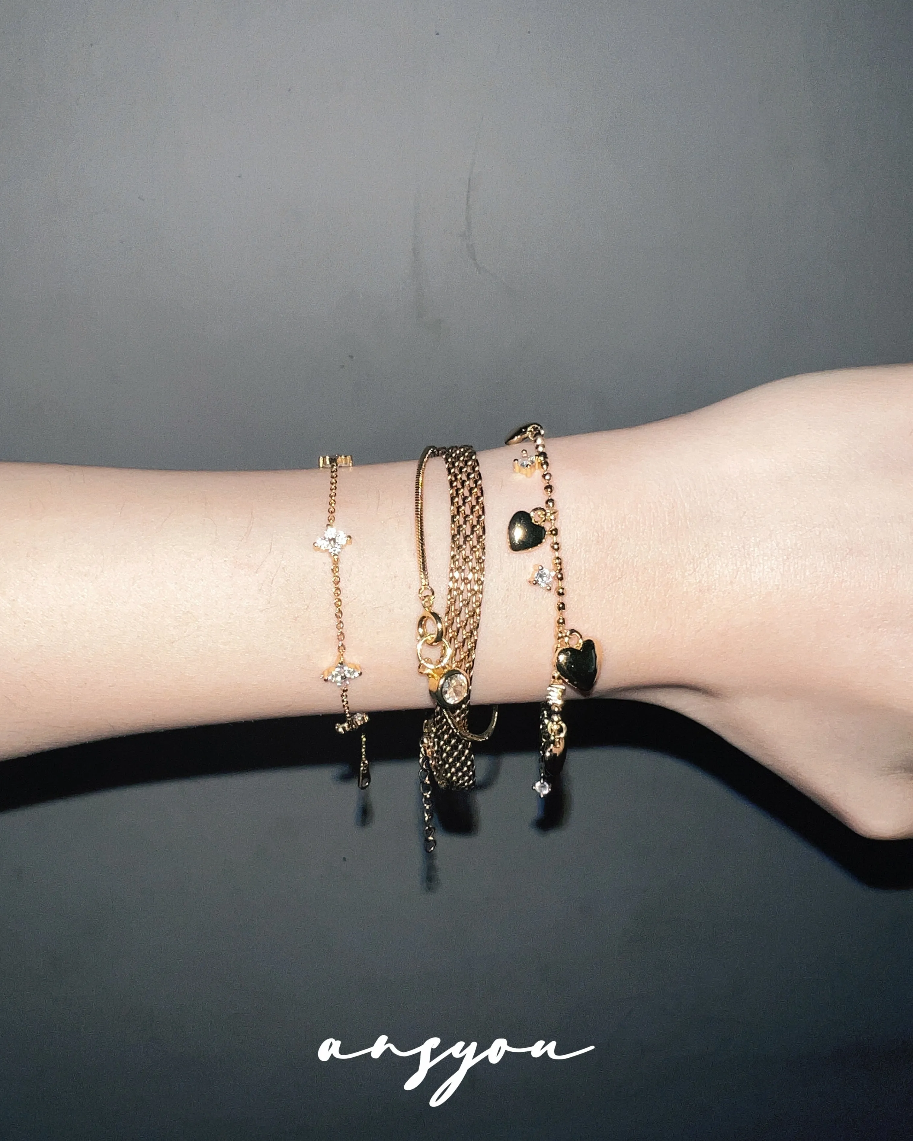 Vintage Gold Weave Bracelet