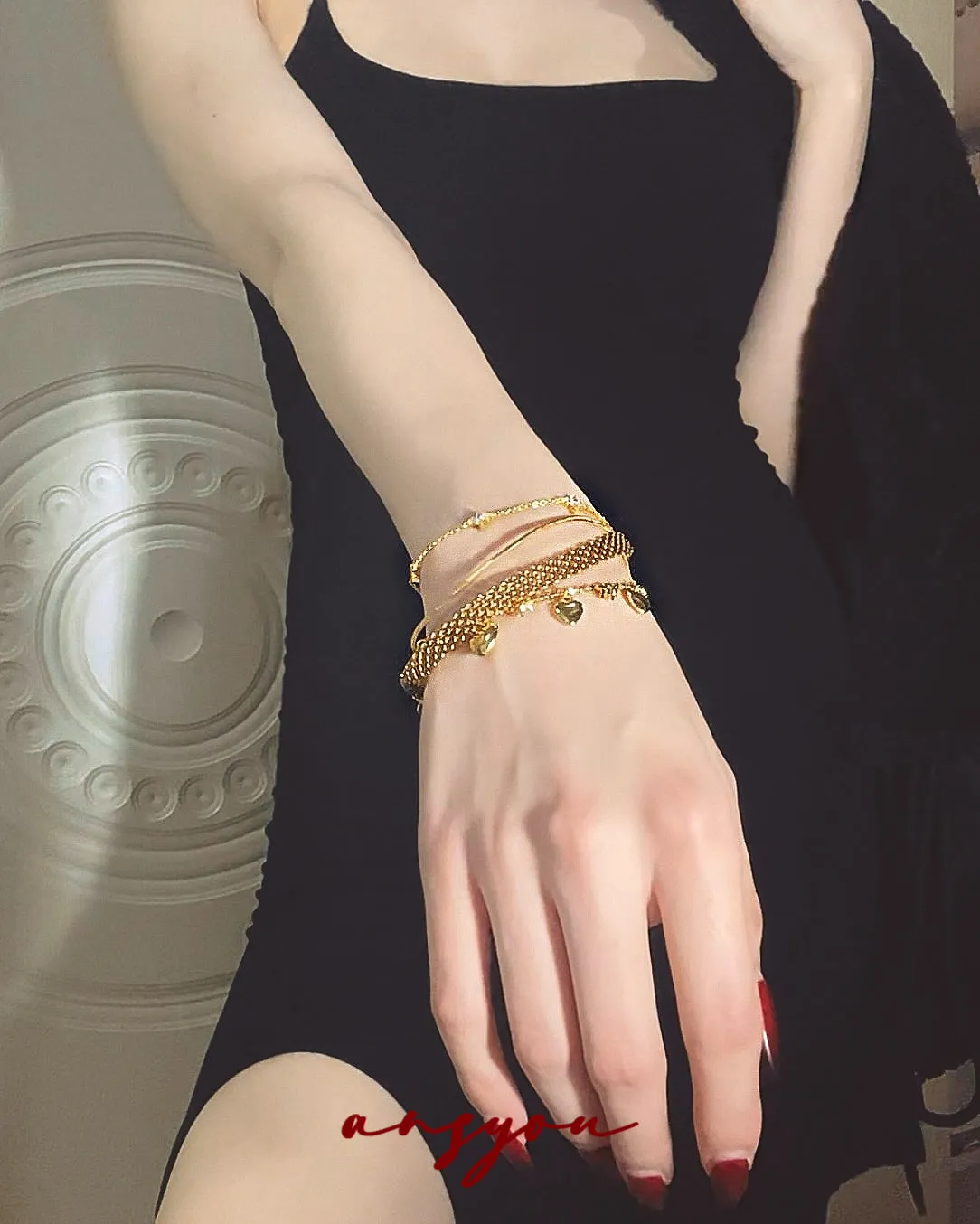 Vintage Gold Weave Bracelet