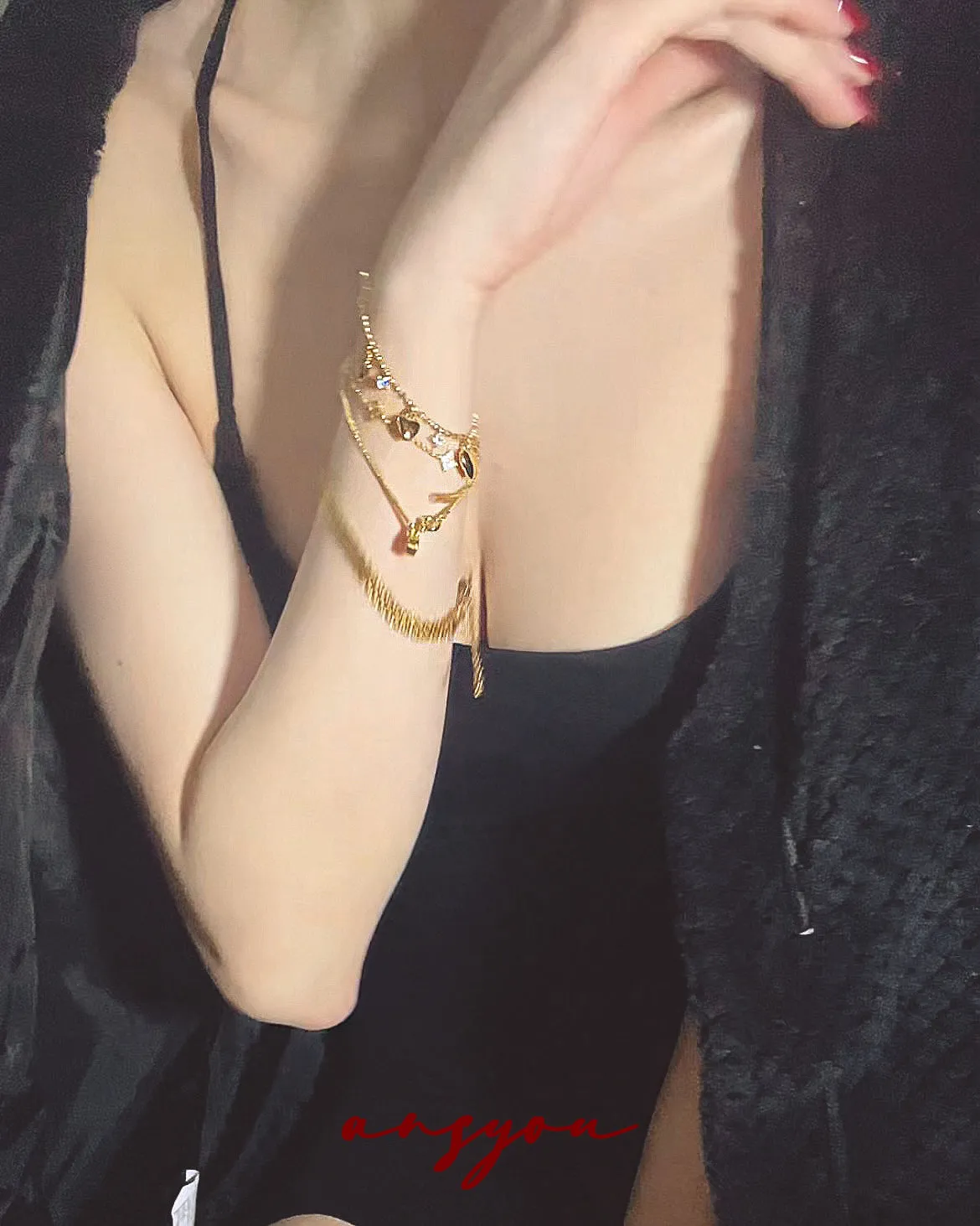 Vintage Gold Weave Bracelet