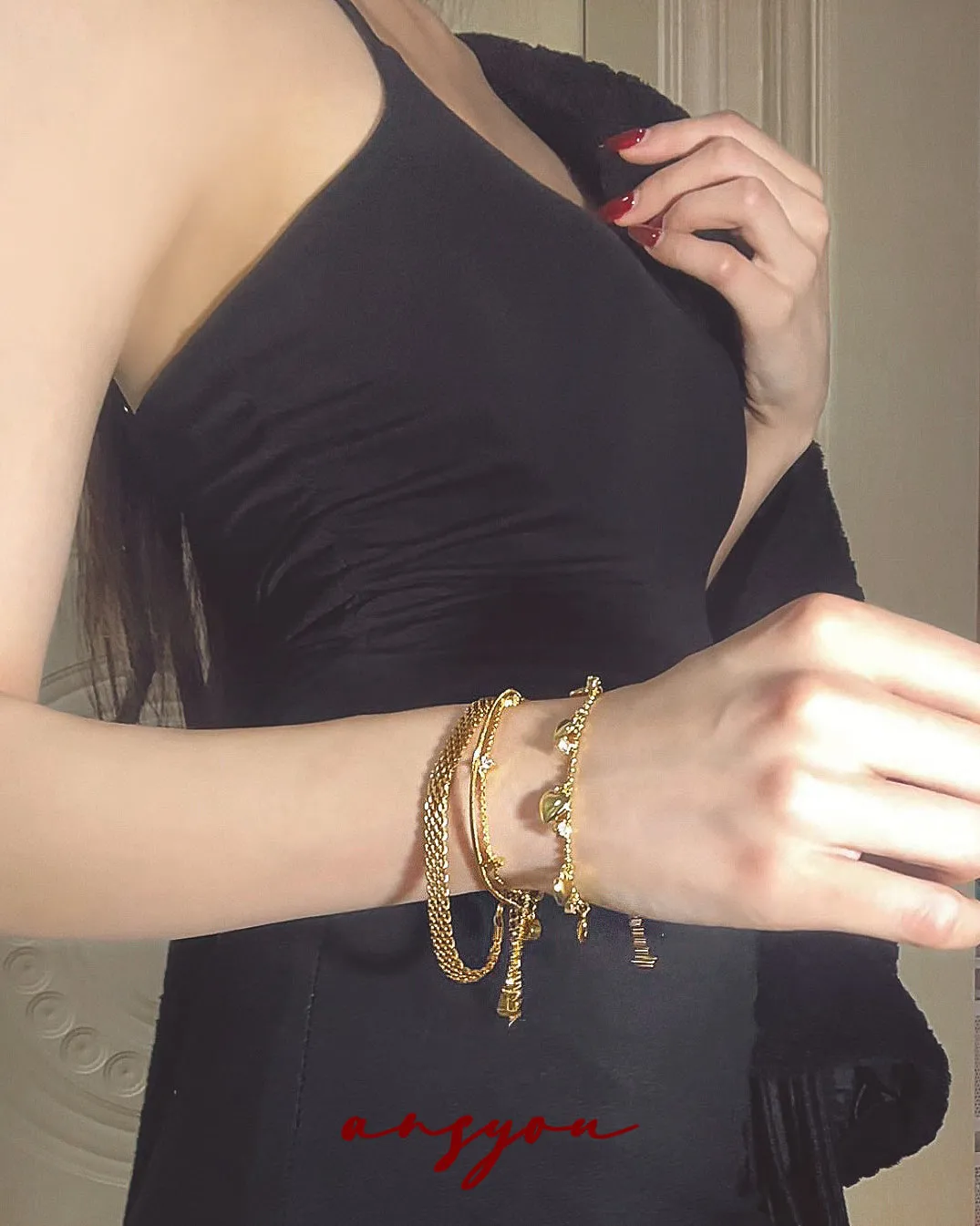 Vintage Gold Weave Bracelet