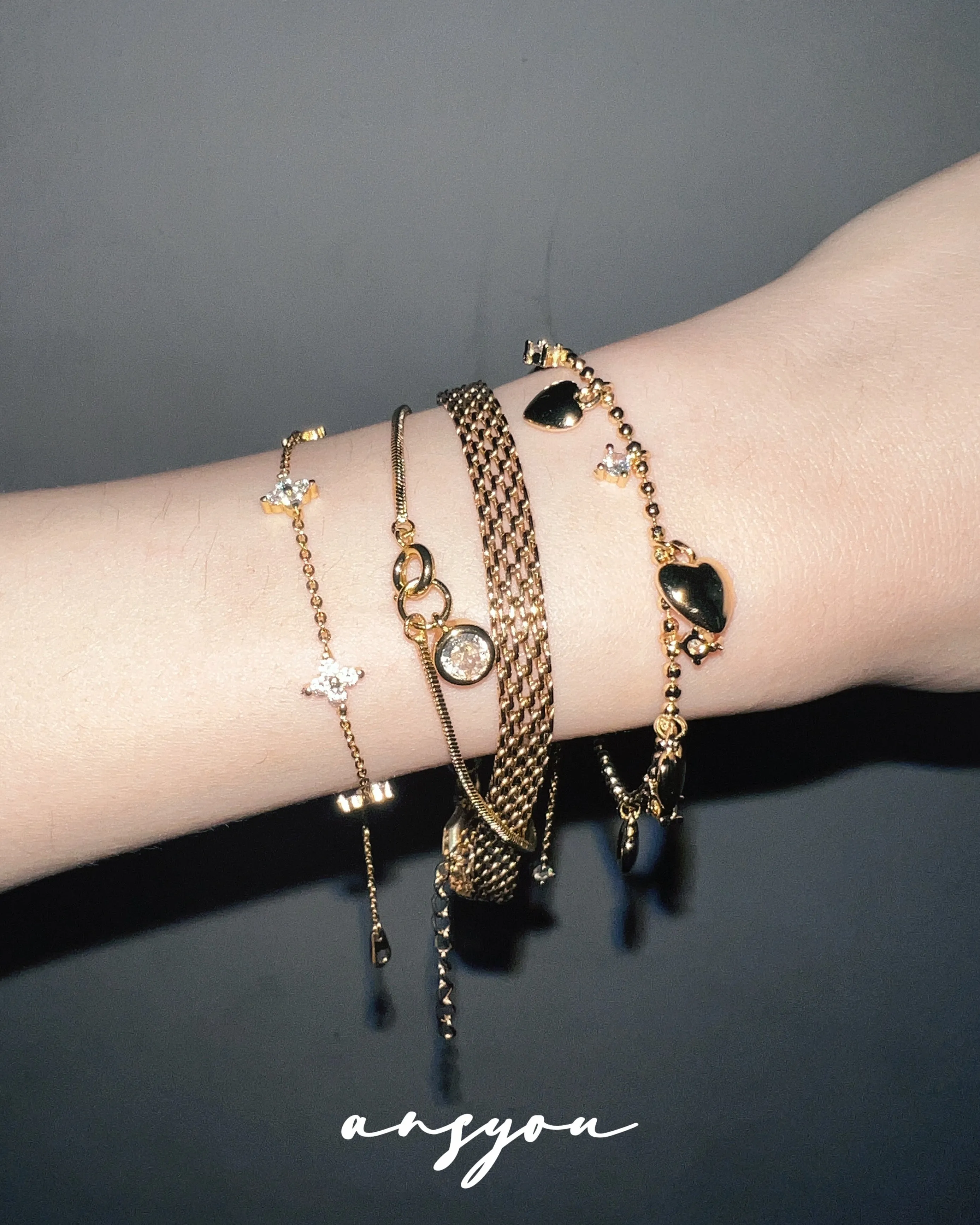 Vintage Gold Weave Bracelet
