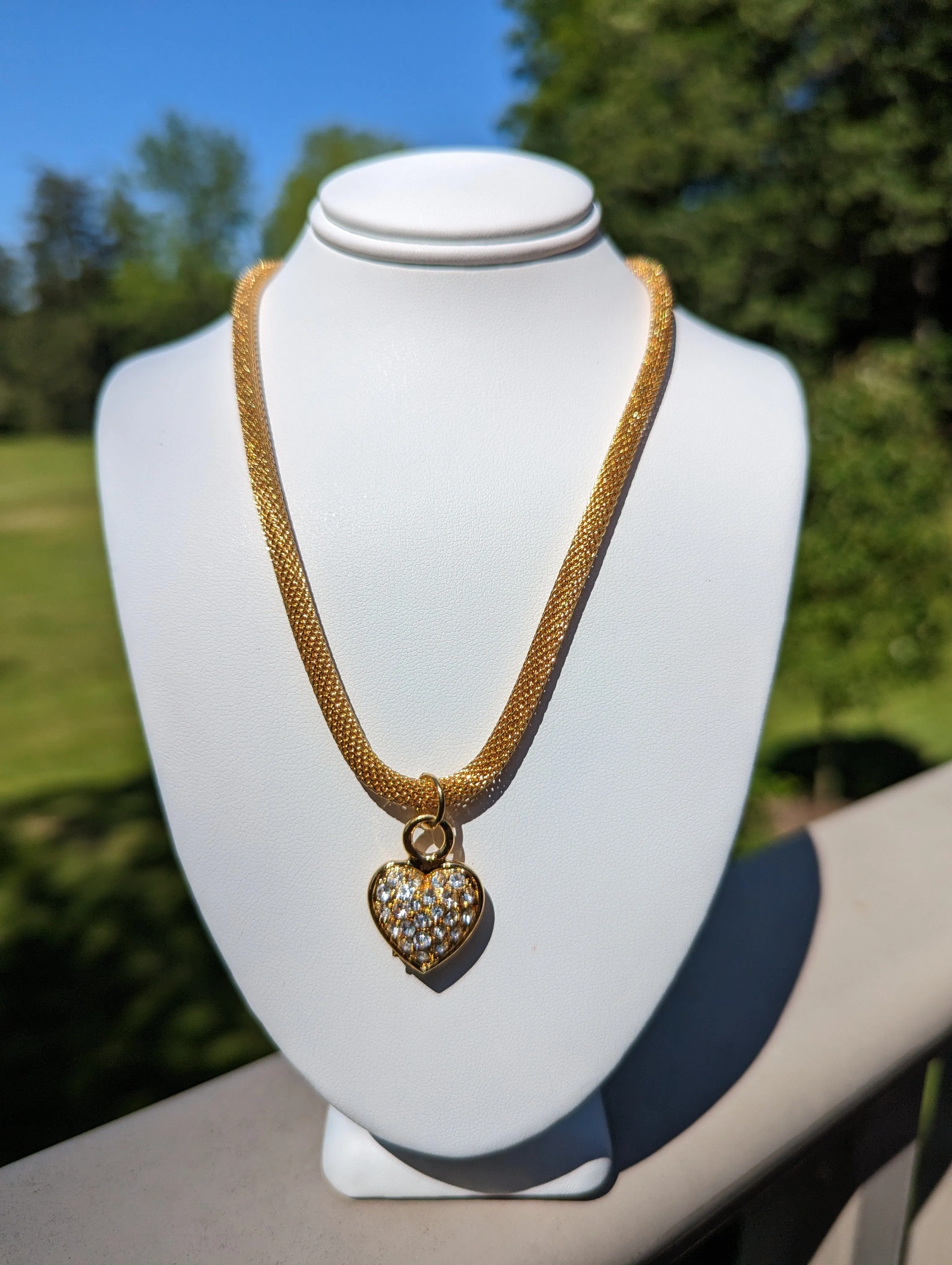 Vintage - Heart Pendant Necklace