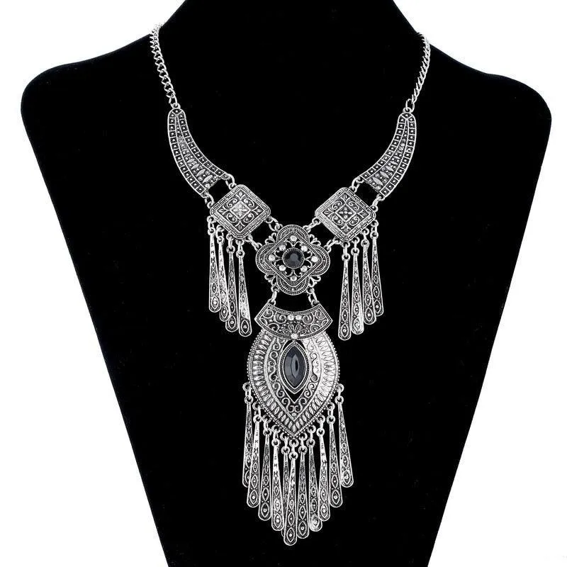 Vintage Tassel Long Necklace