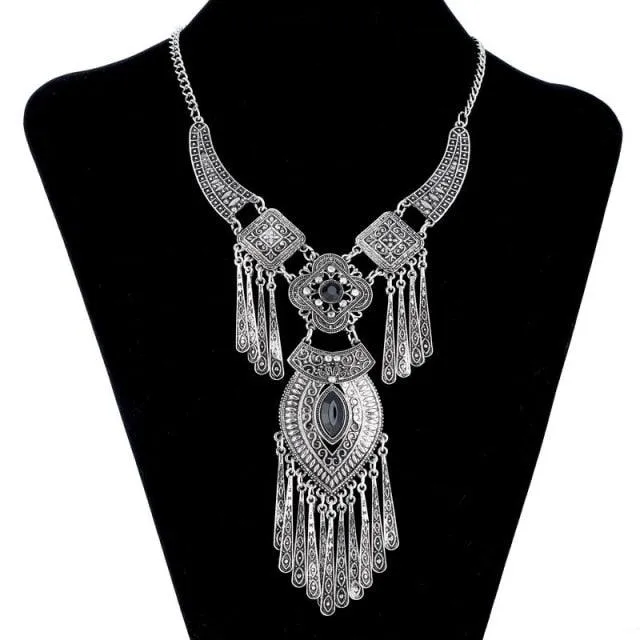Vintage Tassel Long Necklace