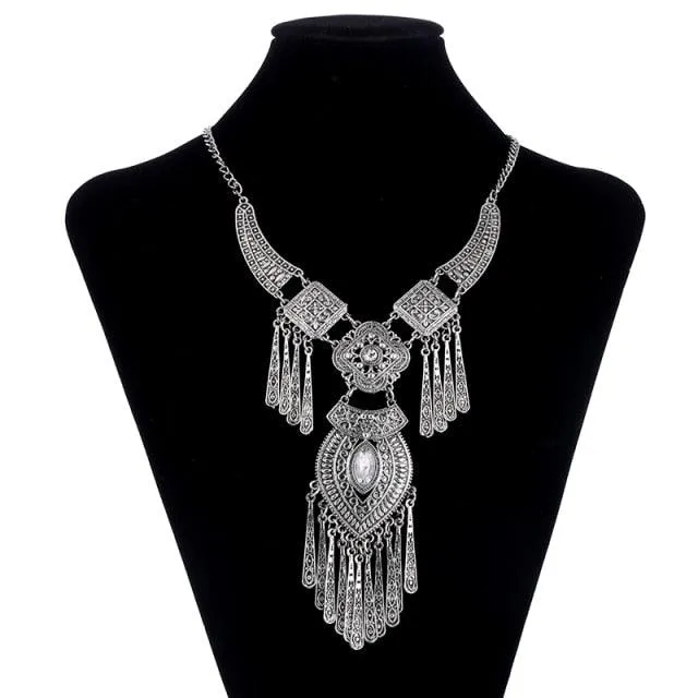 Vintage Tassel Long Necklace