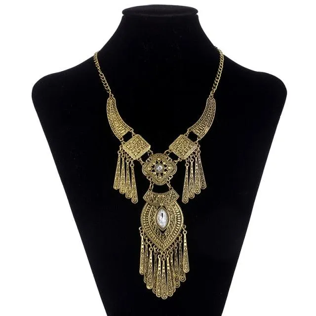 Vintage Tassel Long Necklace