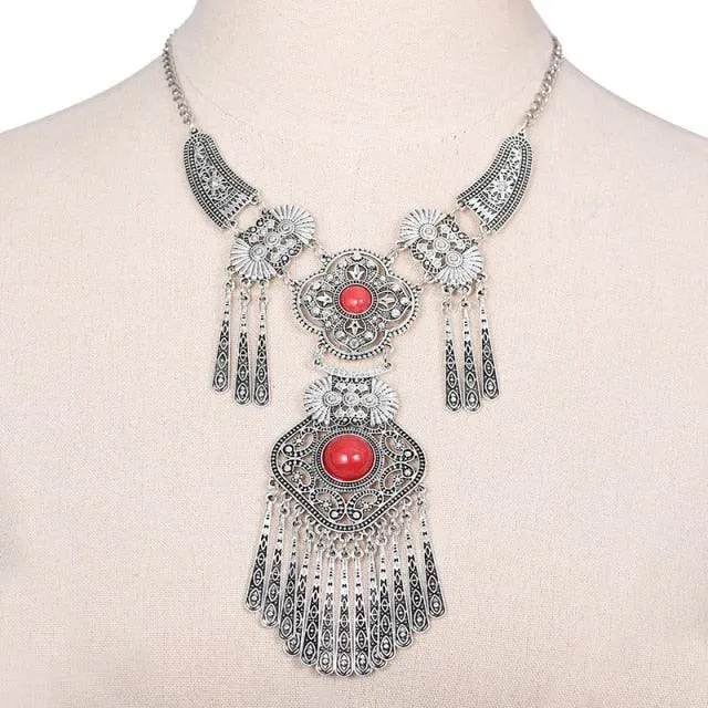 Vintage Tassel Long Necklace