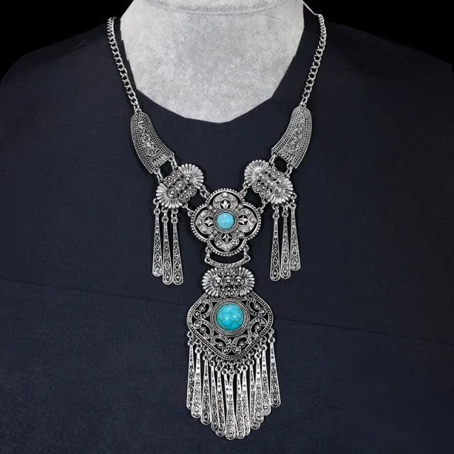 Vintage Tassel Long Necklace