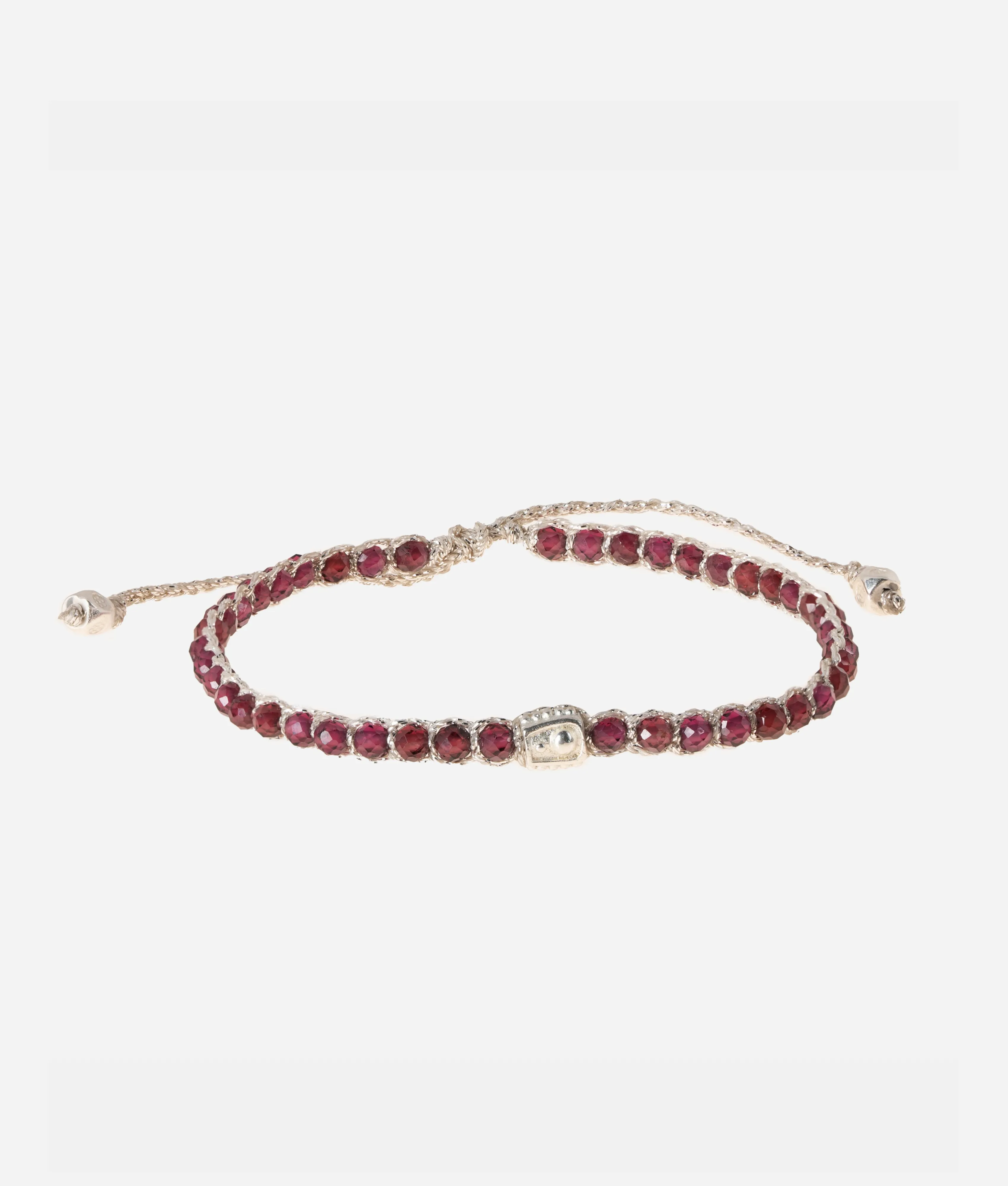 Violet Garnet  Bracelet | Silver
