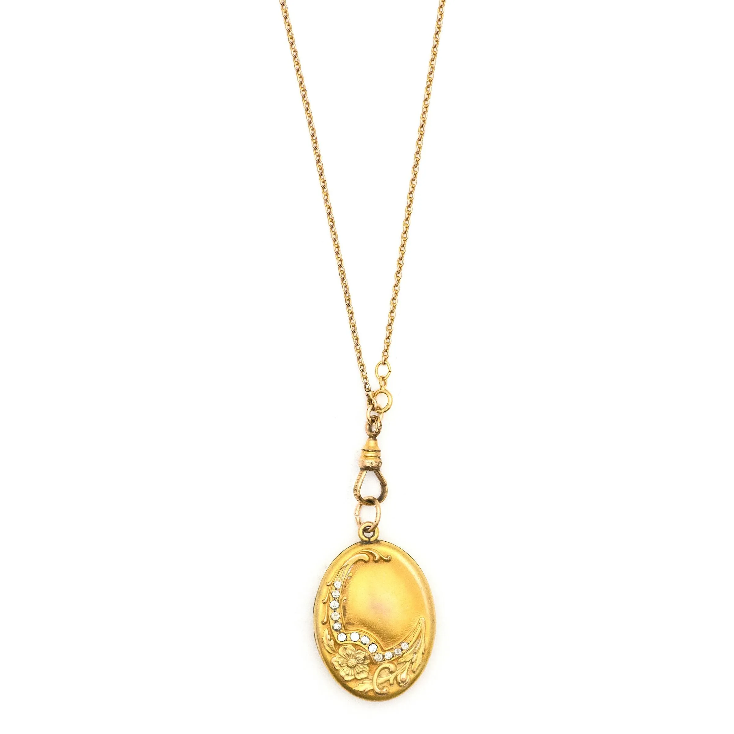Violet Oval Locket