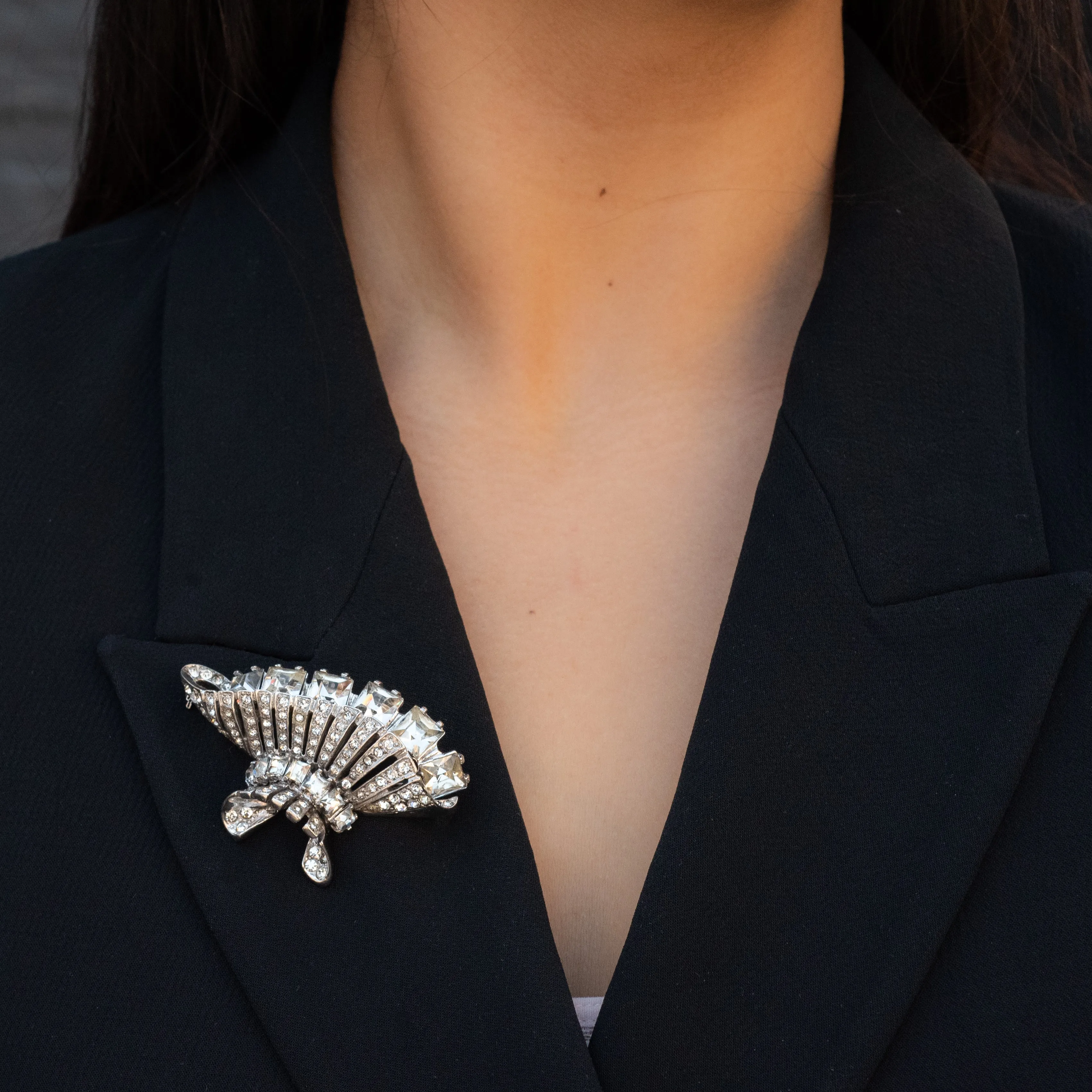 Whimsical Eisenberg Brooch C. 1940s