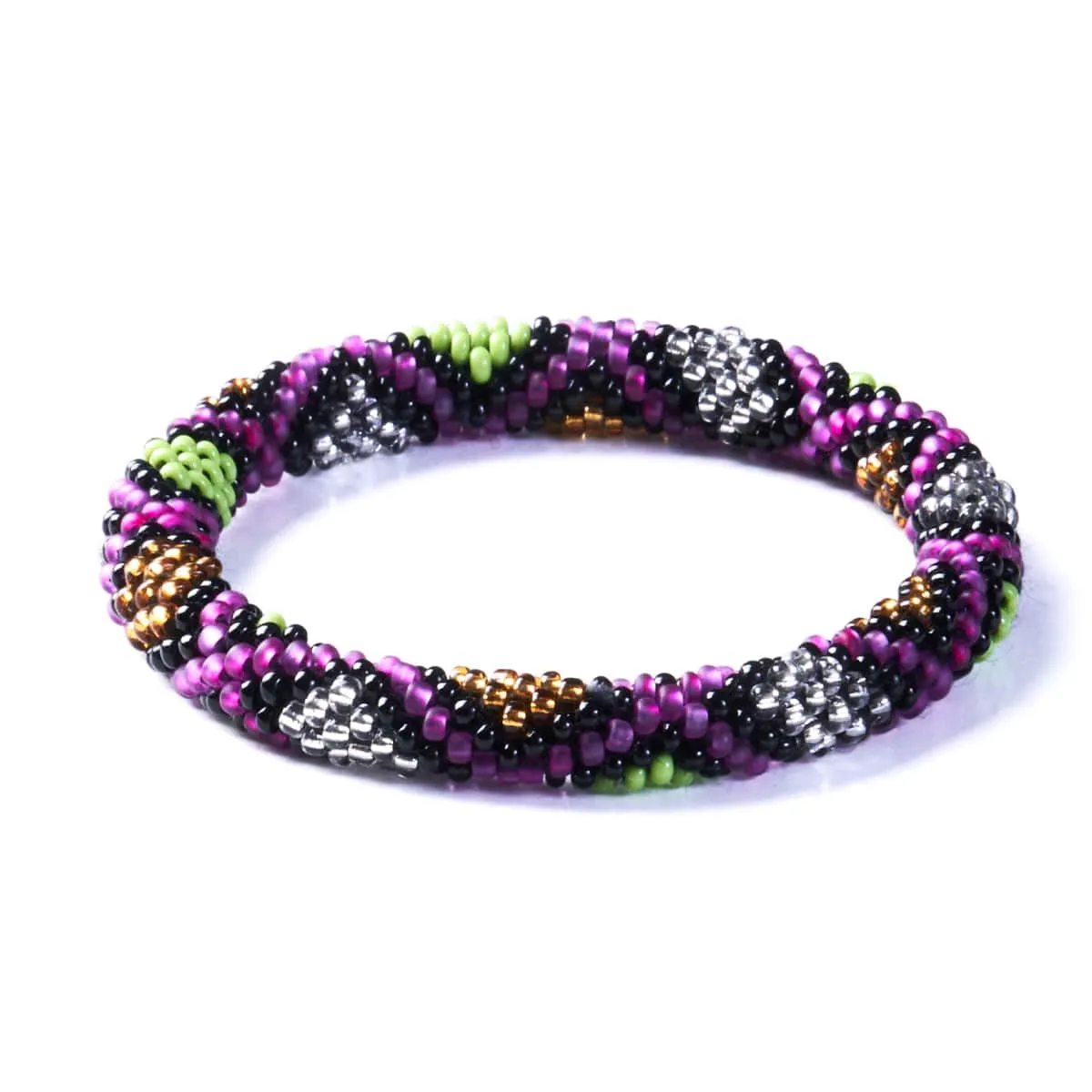 Wintergreen Dream | Himalayan Glass Bead Bracelet